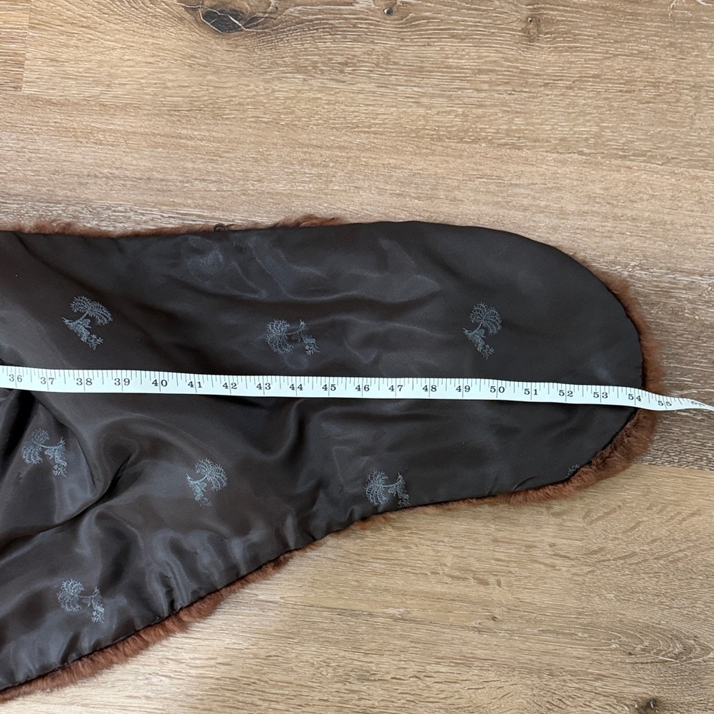 Vintage Brown Fur Wrap Shawl Rankin Santa Ana - Picture 10 of 11